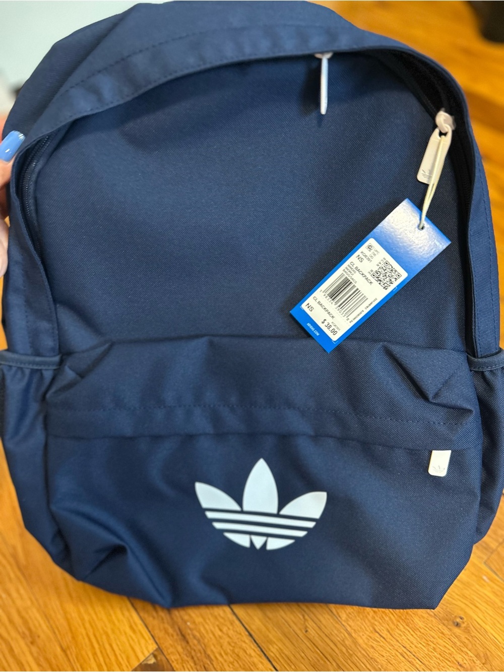 NWT Adidas Navy Trefoil Backpack